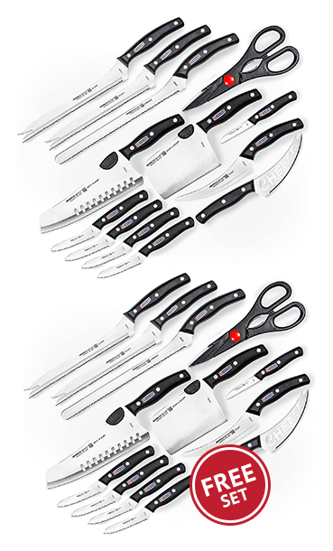 Miracle Blade&reg; World Class, and an additional free set